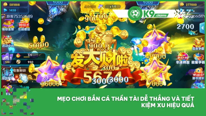 Bắn cá thần tài ok9 - Game săn boss, trúng thưởng lớn 5 Mẹo chơi bắn cá thần tài dễ thắng và tiết kiệm xu hiệu quả