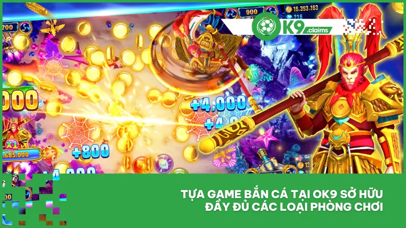 Bắn Cá Long Vương - Giải Trí Săn Thưởng Với Đồ Họa 3D 3 Tựa game bắn cá tại ok9 sở hữu đầy đủ các loại phòng chơi